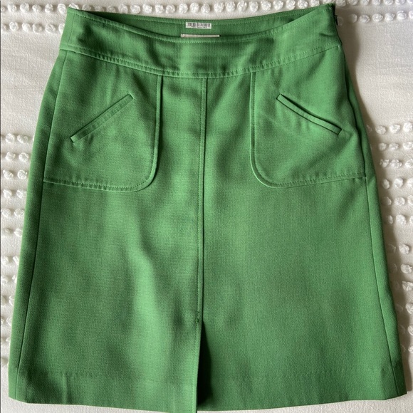 Banana Republic Green A Line Mod Skirt Sz.4 - Picture 1 of 3
